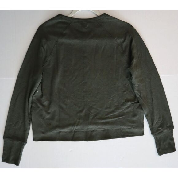 Athleta 842674-04 Women's Sz S Green Coaster Luxe Recover High Hip Sweatshirt - Picture 9 of 9